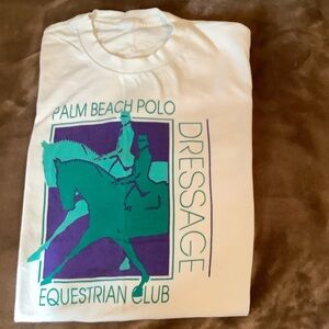 Vintage Palm Beach Polo Dressage T-Shirt, Horse lovers, very soft